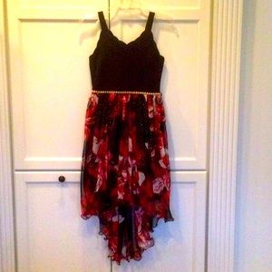 High Low Dress - Worn Once - Sparkle for the winter school dances!